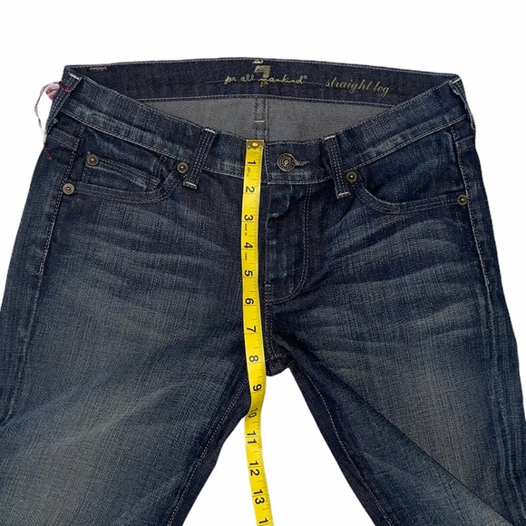 NWOT 7 For All Mankind Straight Leg Jeans size 28 - Picture 6 of 8